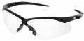 Nemesis Safety Glasses With Black Frame And Clear Anti-fog Lens